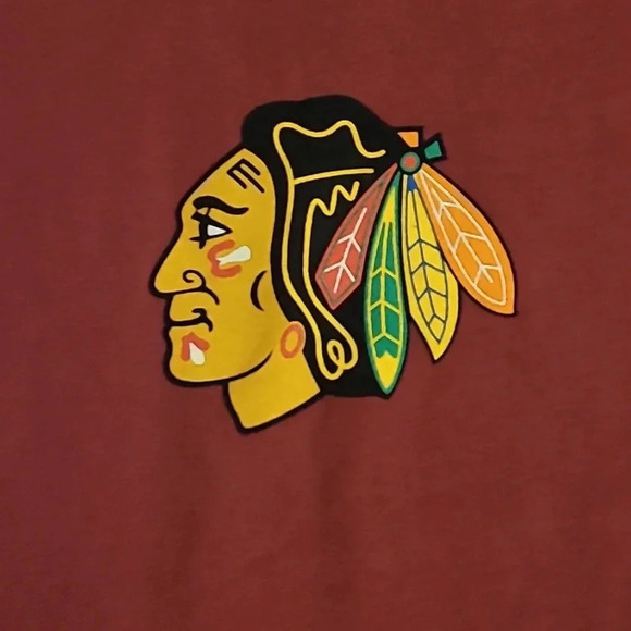 Men's large NHL official Chicago Blackhawks OLD TIME HOCKEY hoodie LOT F13 - Picture 3 of 4